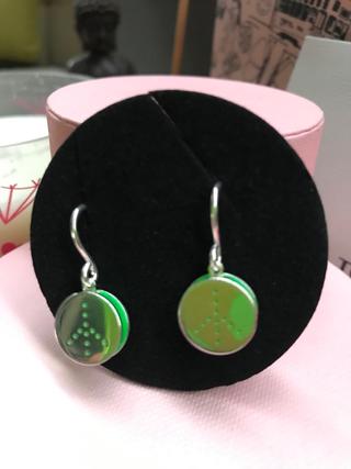 PENDIENTES TOUS SANDWICH VERDE PAZ