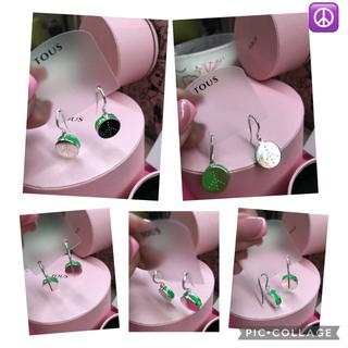 PENDIENTES TOUS SANDWICH VERDE PAZ