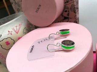 PENDIENTES TOUS SANDWICH VERDE PAZ