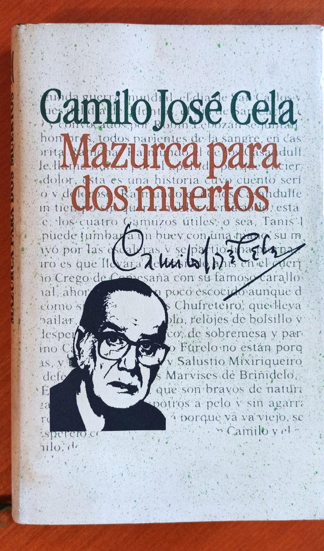 Libro mazurca para dos muertos.