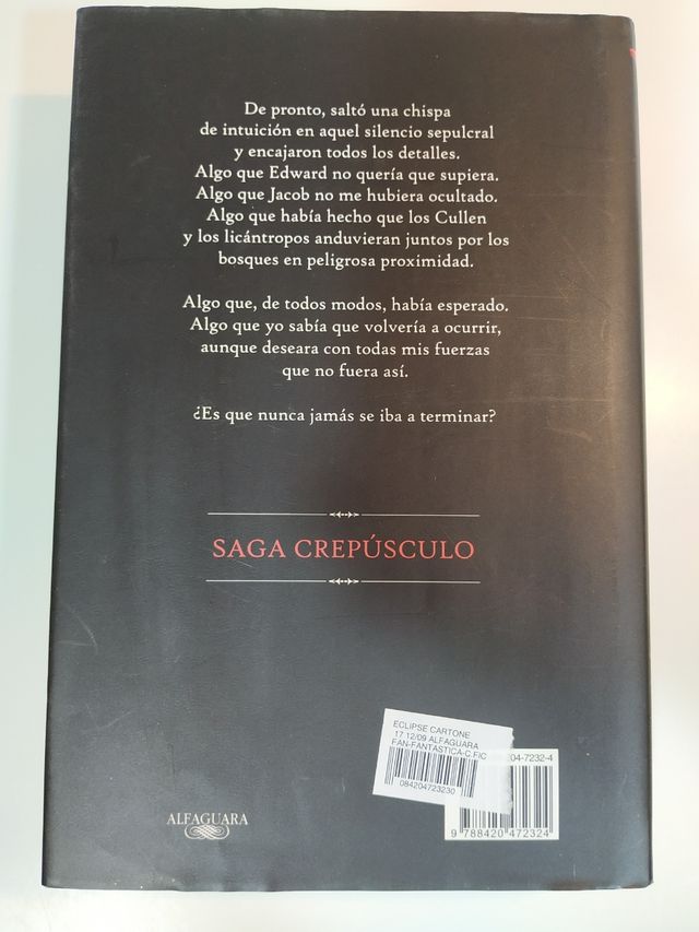 Eclipse de Stephenie Meyer