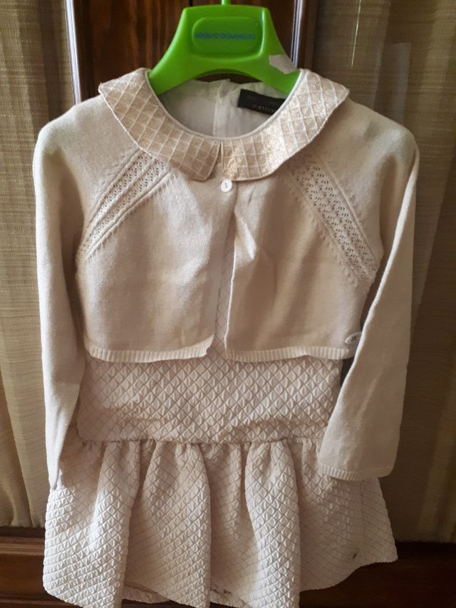 Vestido niña para ceremonia de Adolfo Dominguez