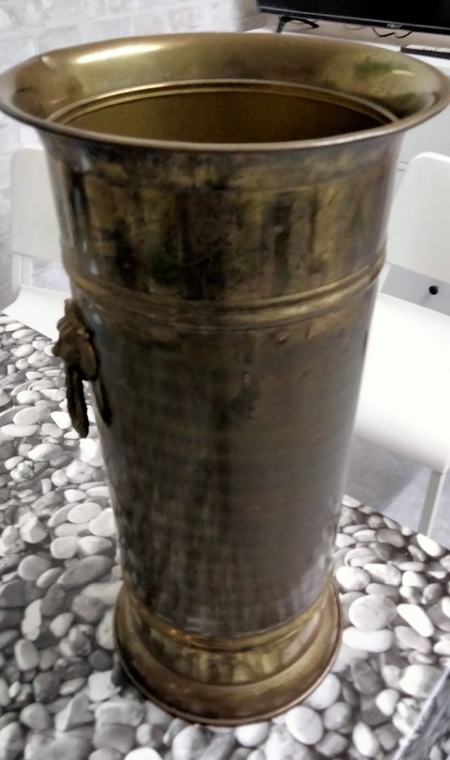 paragüero de latón