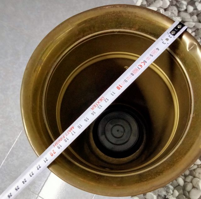 paragüero de latón