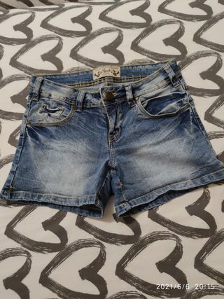 Short Denim Negros Básicos Negro Mujer | Shorts y Bermudas INSIDE — \u200eCNRI