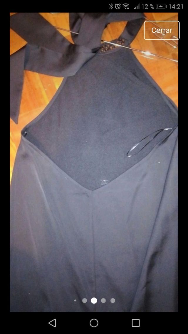 vestido espalda descubierta Zara