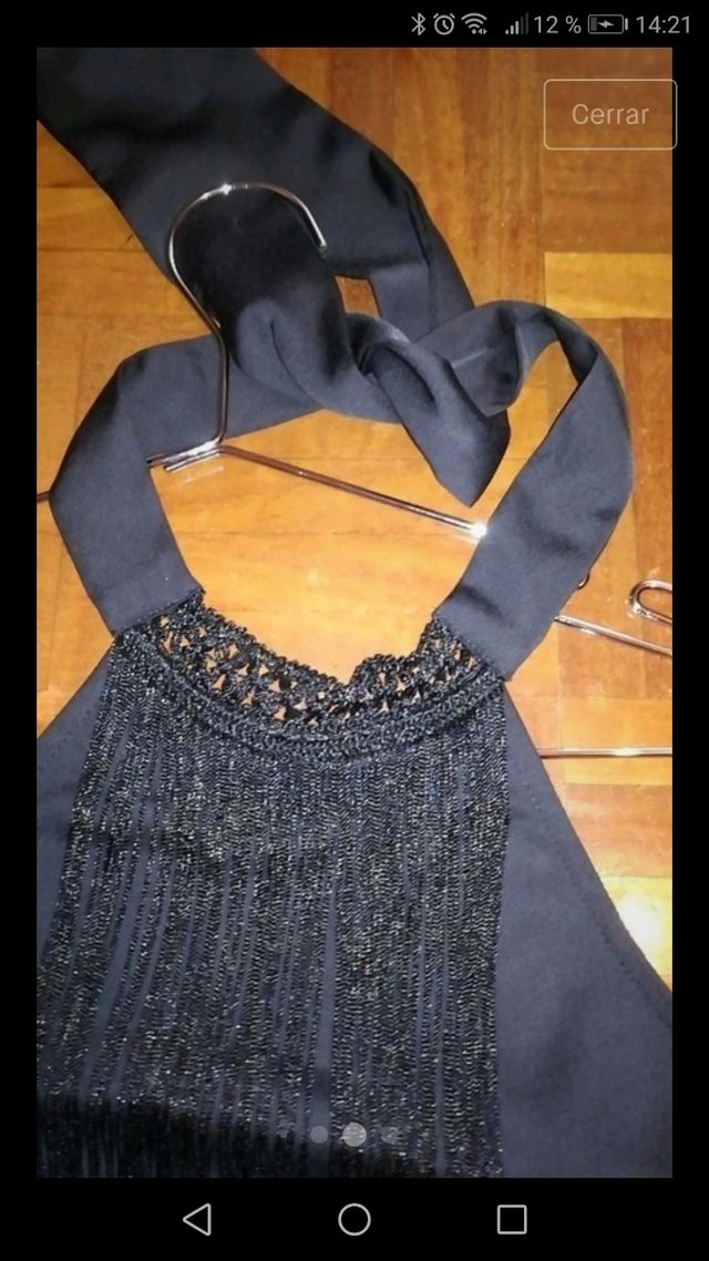 vestido espalda descubierta Zara