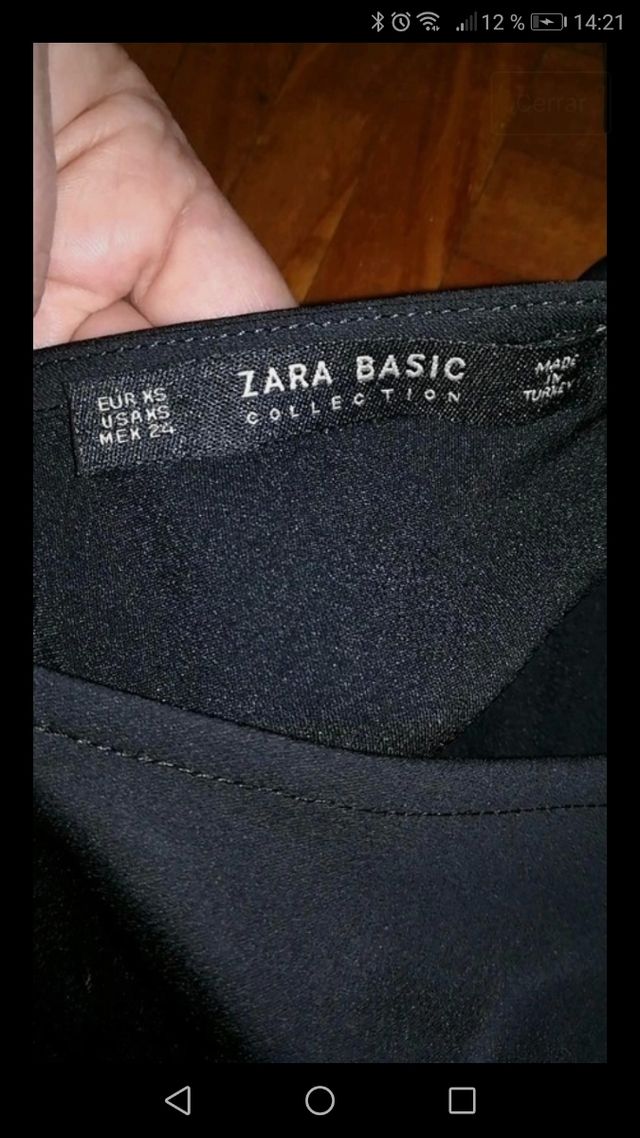 vestido espalda descubierta Zara