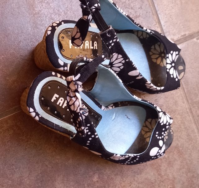 Sandalias de cuña número 38