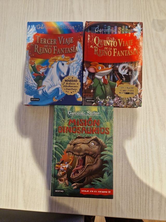 libros variados de Gerónimo Stilton