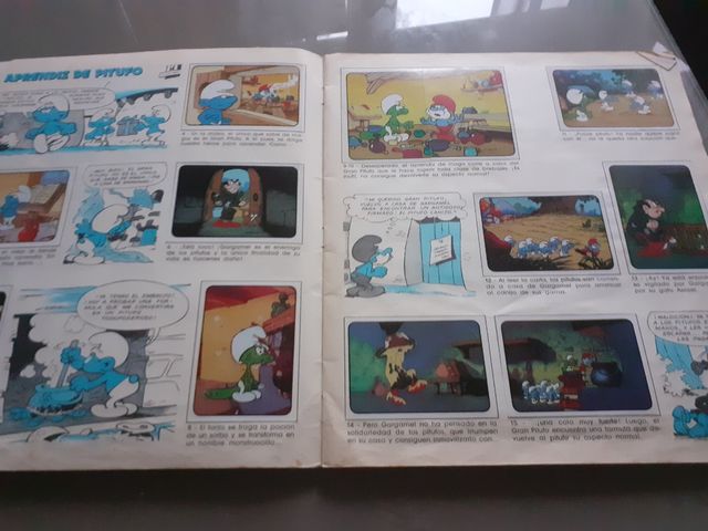 Album Biglietto collezionabili I Puffi di Panini