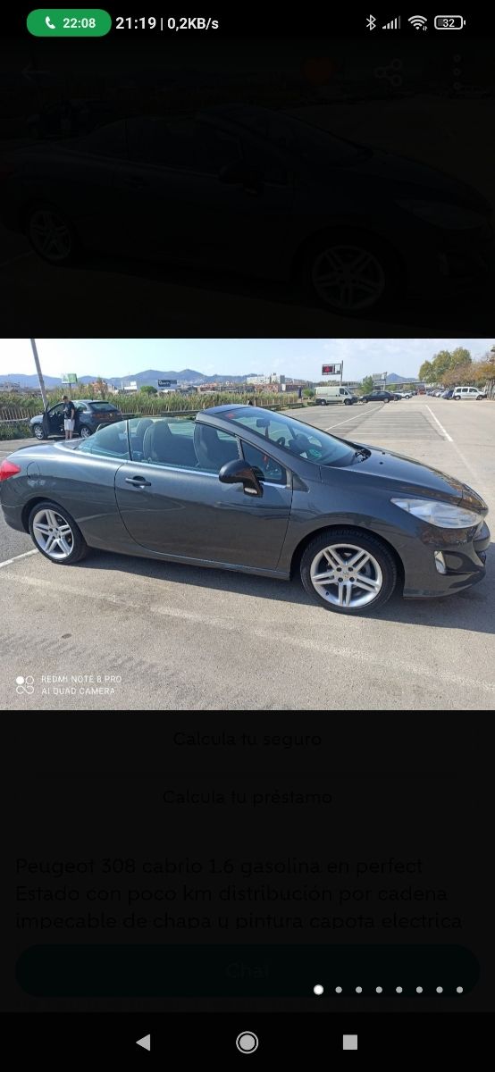 Peugeot 308 cc 2010 120.000 km - foto 1