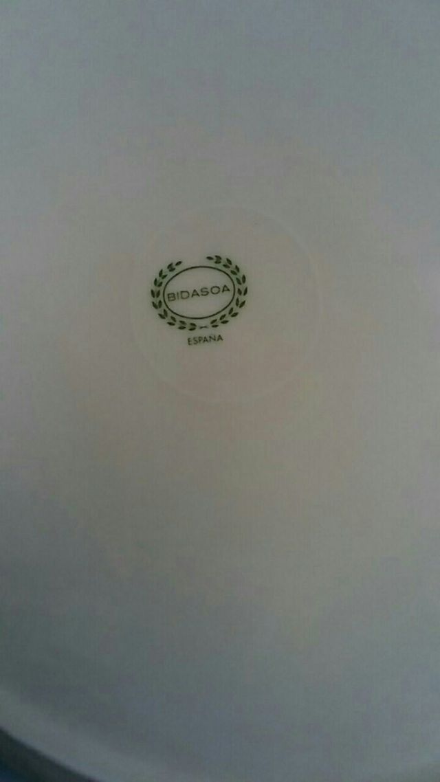 Plato decorativo porcelana BIDASOA
