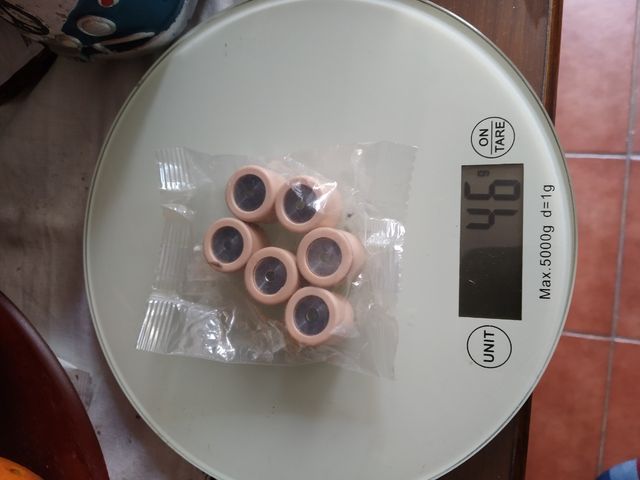 Juego rodillos variador Piaggio Zip