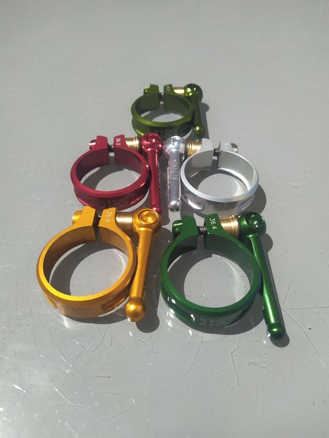 Cierres de tija KCNC S10 de escandio/Titanio.NUEVO