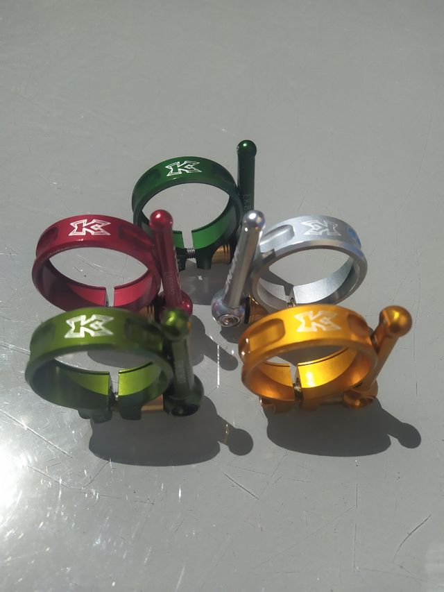 Cierres de tija KCNC S10 de escandio/Titanio.NUEVO