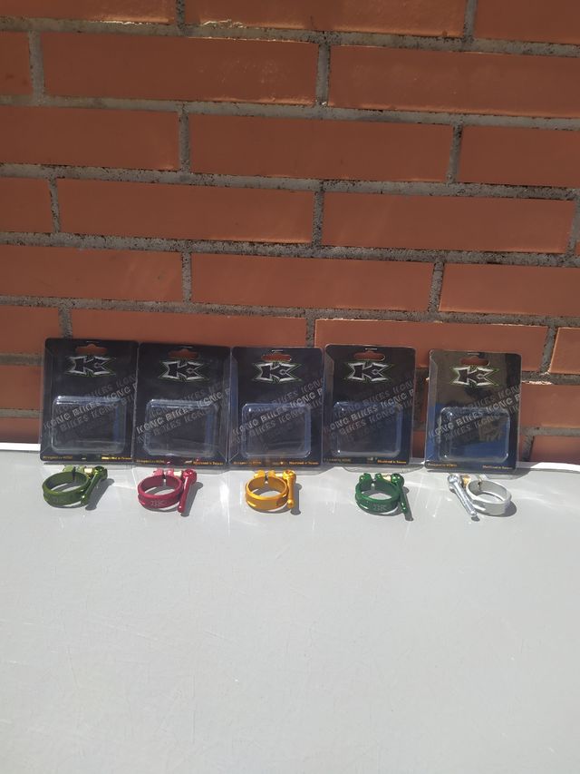 Cierres de tija KCNC S10 de escandio/Titanio.NUEVO