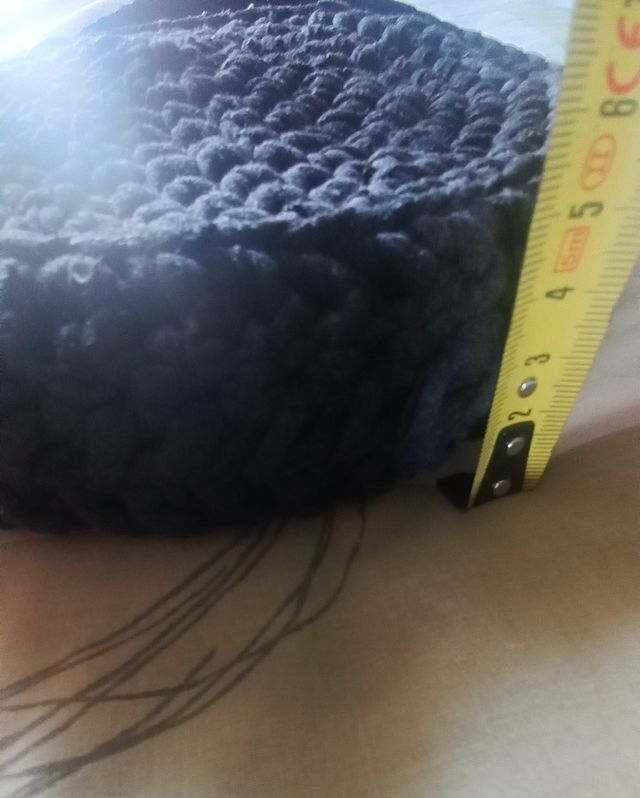 Bolso de trapillo negro