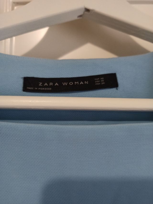 Vestido azul Zara