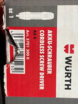 Atornillador Axial AS4 Wurth de segunda mano por 89 EUR en Valladolid en  WALLAPOP