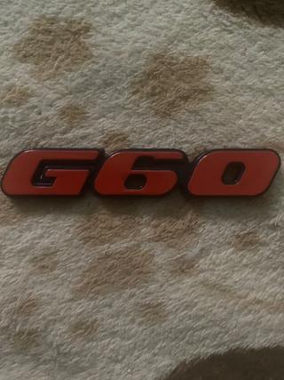 Logo trasero G60 nuevo