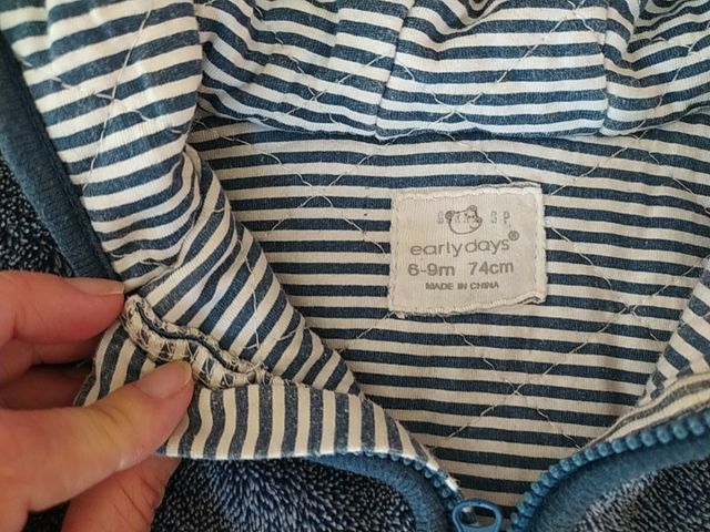 lote 2 chaquetas bebé 6-9 meses