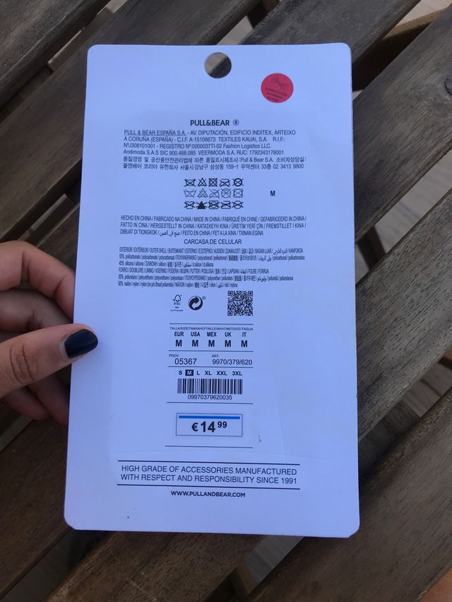 Carcasa / funda rosa iphone NUEVA