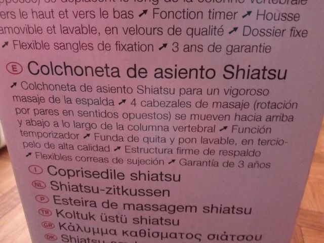 Masajeador de asiento. .