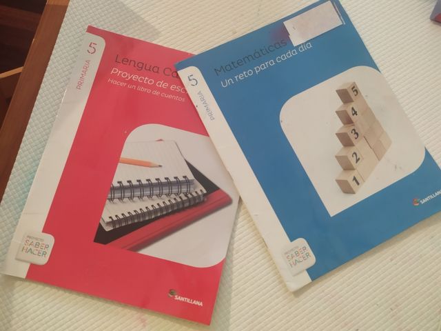 Cuadernillos de matemáticas y lengua 5° primaria