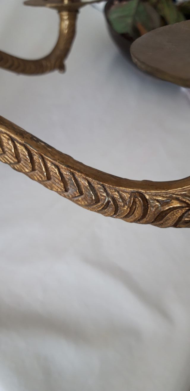 Lámpara antigua 12 luces