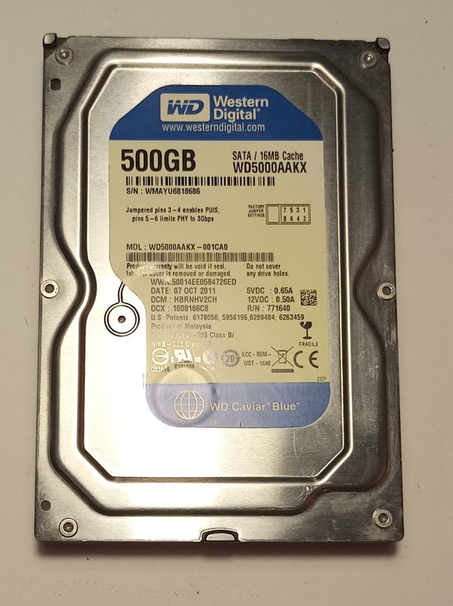 500 Gb Disco Duro Es Bueno