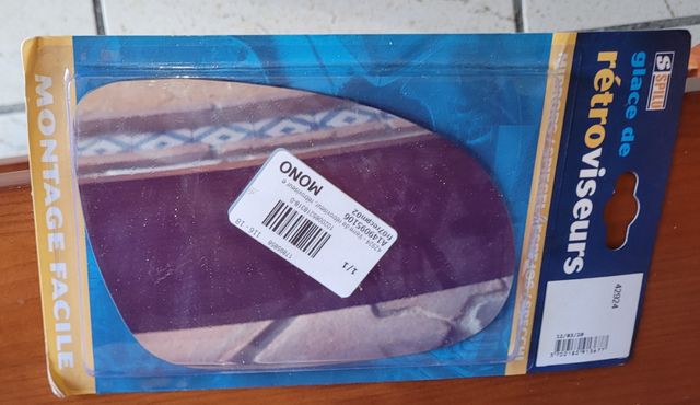 Cristal para espejo retrovisor new beetle.