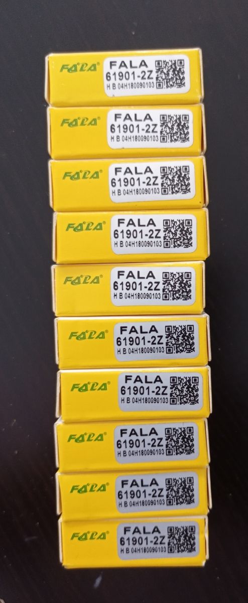 10 Rodamientos de Fala Alemania 61901-2z