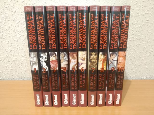 La Espada del Inmortal Manga, tomos 1-10