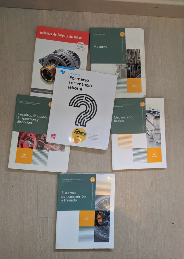 Libros de electromecánica grado medio (1er curso) de segunda mano por Libros de electromecánica grado medio (1er curso) de segunda mano por