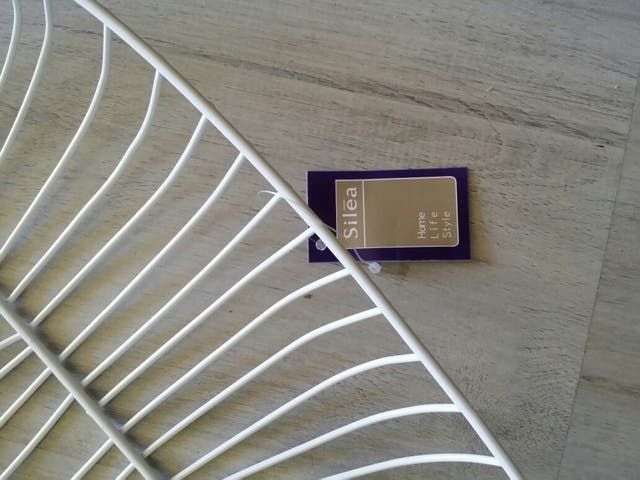 x2 PIEZAS DECORATIVAS FRUTERO METAL FORMA DE HOJA