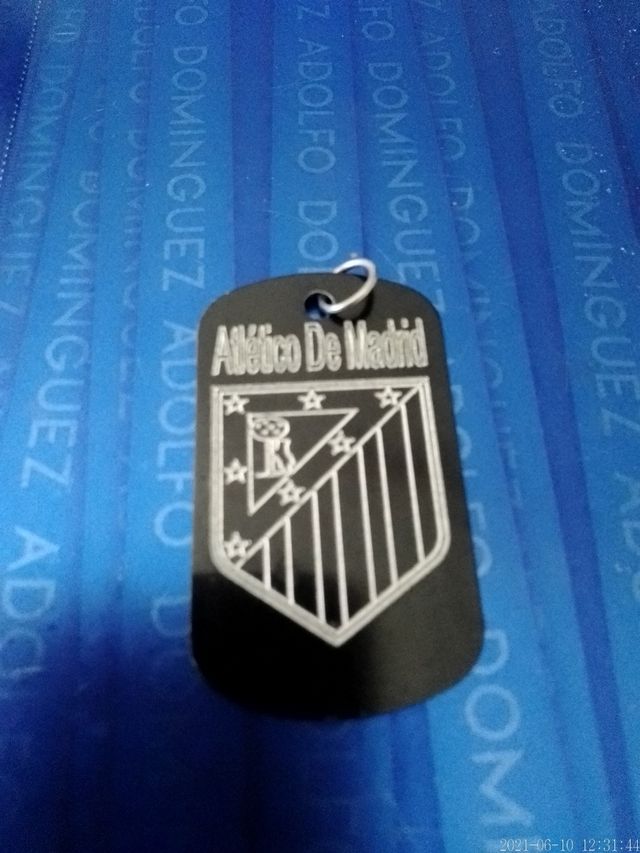 Medalla grabada dél Atlético dé Madrid 