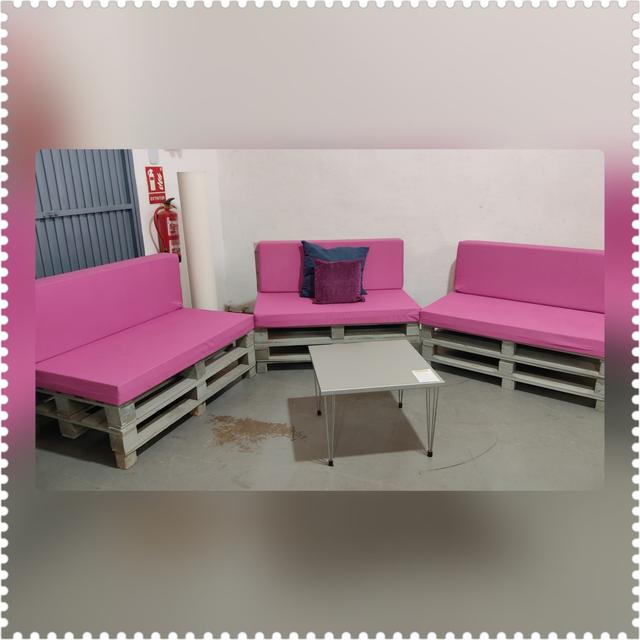 Conjunto jardín/terraza palets (Outlet)