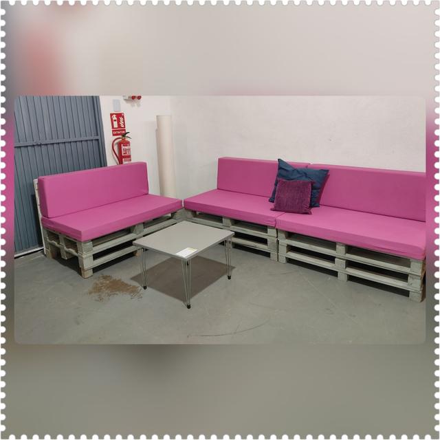 Conjunto jardín/terraza palets (Outlet)