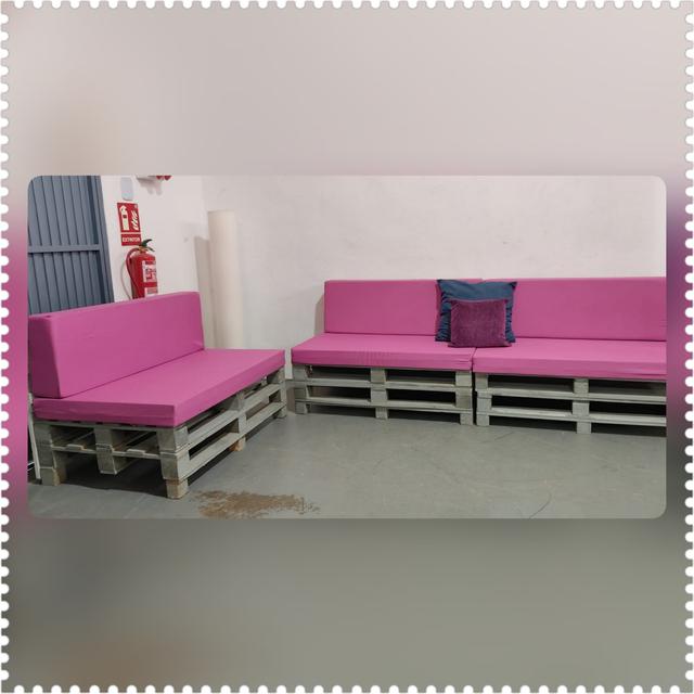 Conjunto jardín/terraza palets (Outlet)