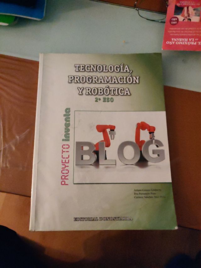 tecnología programación y robótica 2º de la ESO