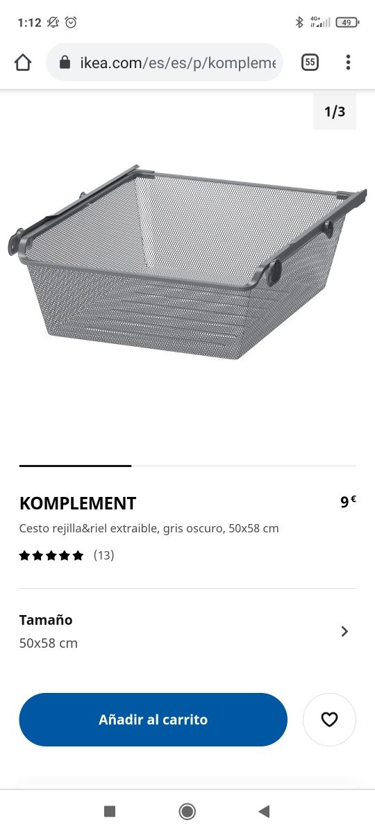 Cajones para dos armarios de segunda mano por 120 € en Castello