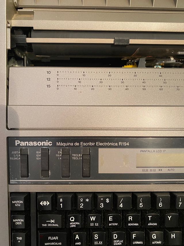 Màquina escribir electrònica Panasonic