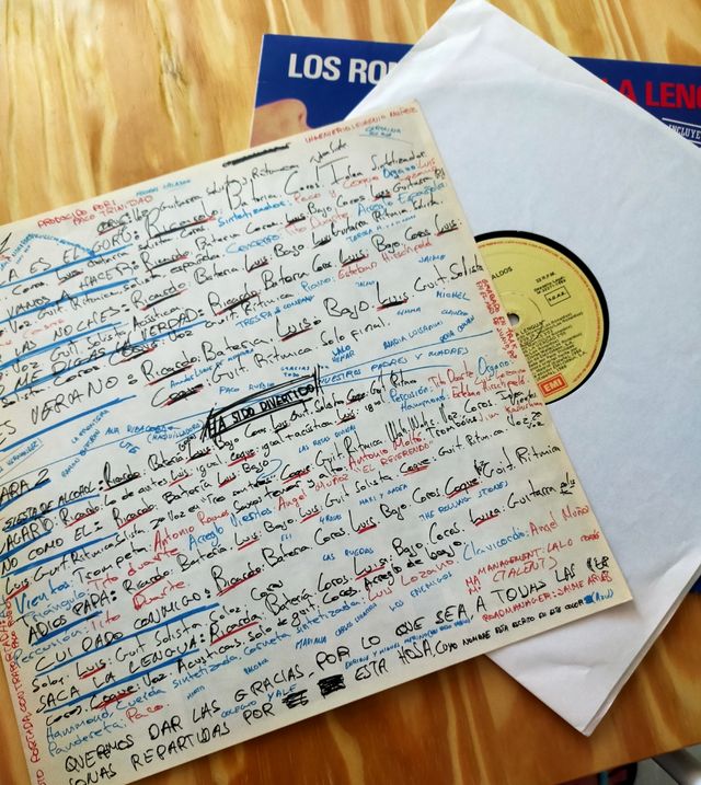 Álbum vinilo de "Los Ronaldos"