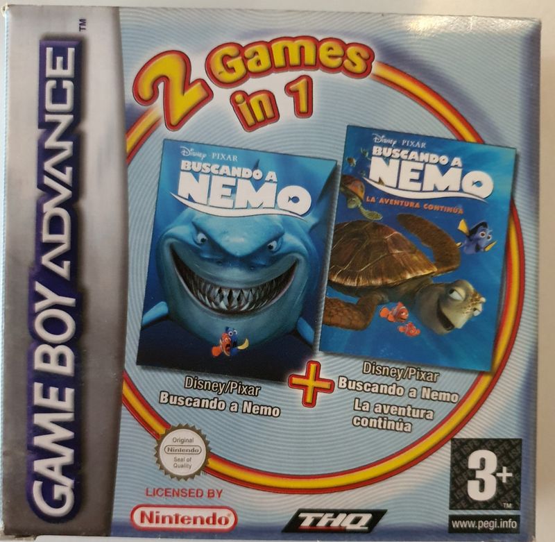 Imagen de BUSCANDO A NEMO 2 en 1 game boy advance