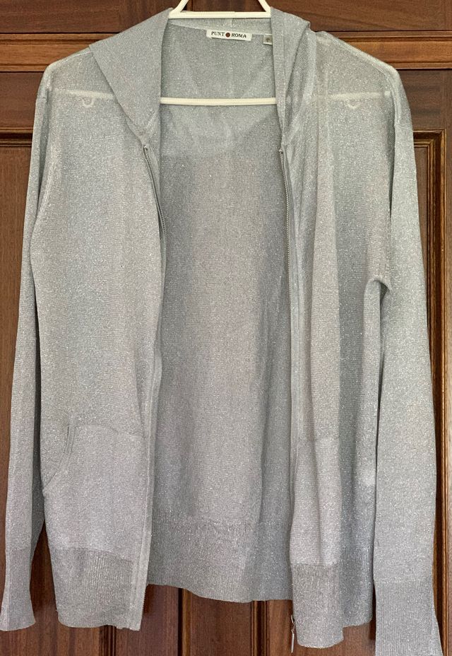 Chaqueta plateada