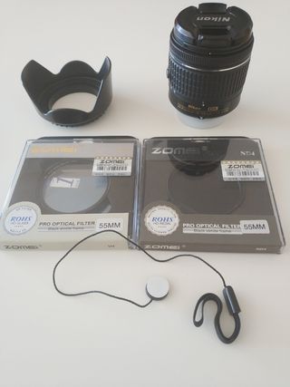 Adaptateur Bague à Baïonnette Pour Objectif Nikon - Diamètre 58 Mm - Compatible 18-135mm, 18-55mm, 18-105mm, 55-200mm - 7