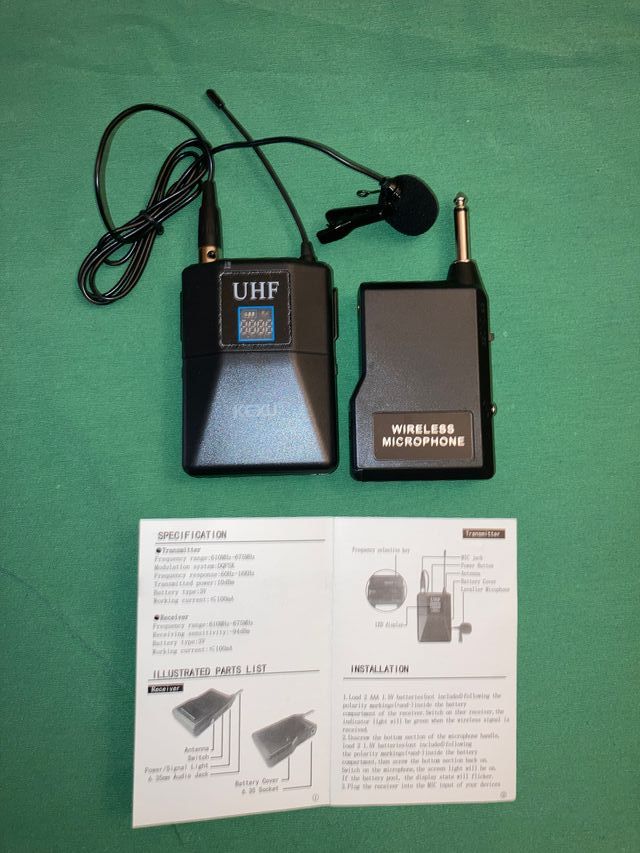 Microfono inalámbrico marca Kexu