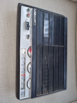 Stereo Radio Cassette Recorder Philips Vintage A-46 Poste no JVC