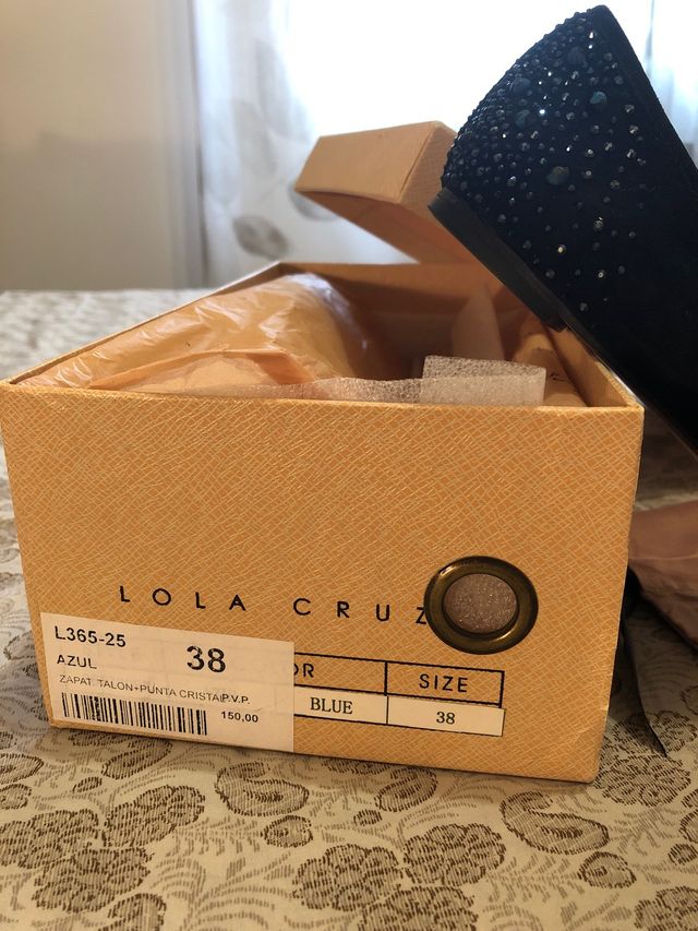 Scarpe in pelle scamosciata blu scuro